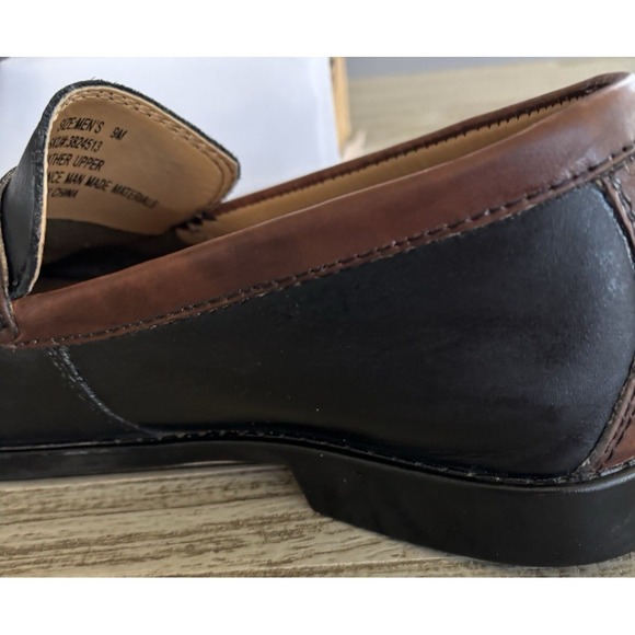 Giorgio Brutini Two Tone Leather Penny Loafers Men's 9M Comfort Support Brand - Picture 4 of 10